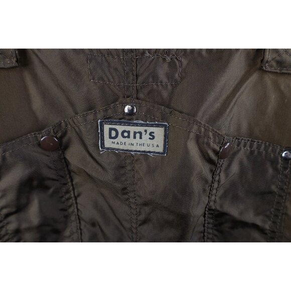 Vintage 80s 90s Dan's Hunting Gear Mens 44x28 Handmade Briar Proof Overalls USA - Picture 6 of 16